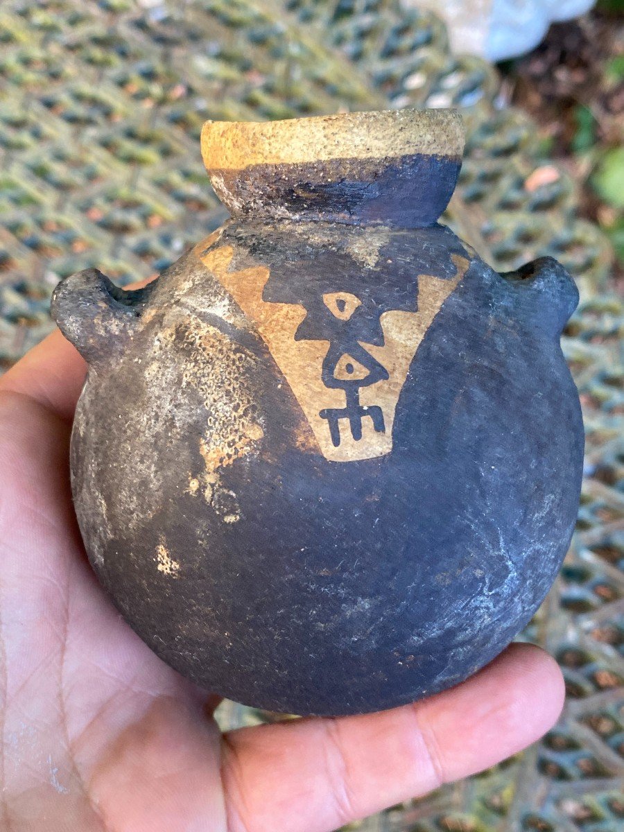 Terracotta Vase & Peru & Pre-columbian Art-photo-2