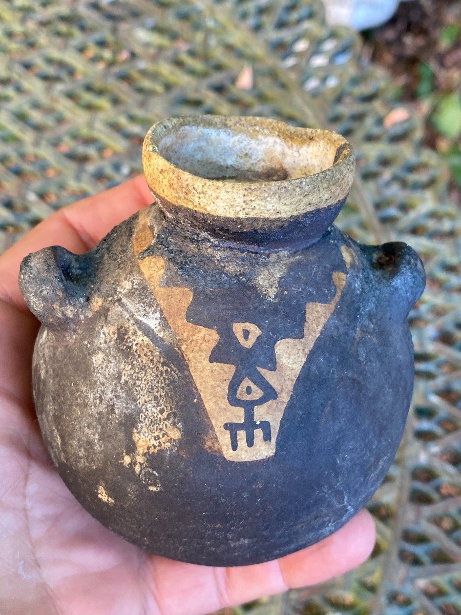 Terracotta Vase & Peru & Pre-columbian Art-photo-3