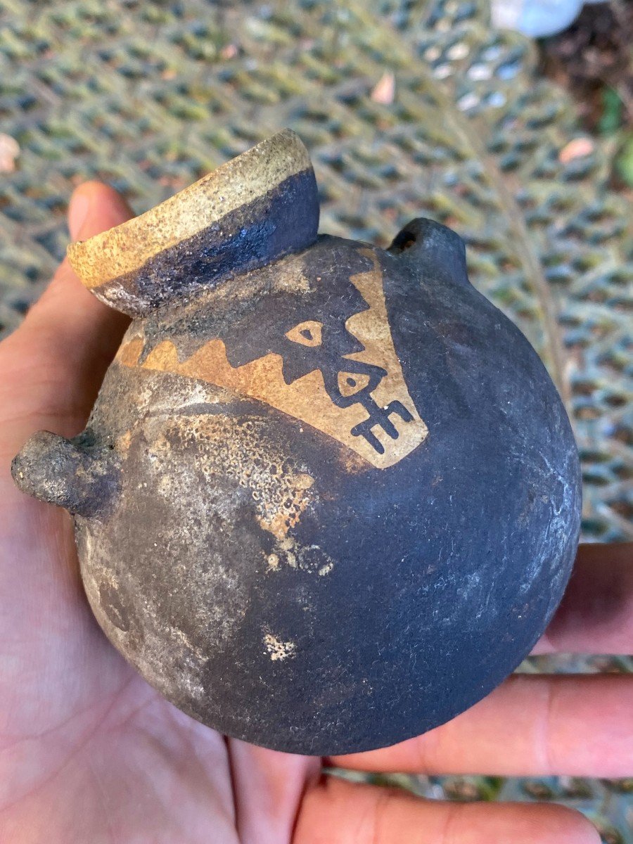Terracotta Vase & Peru & Pre-columbian Art-photo-3