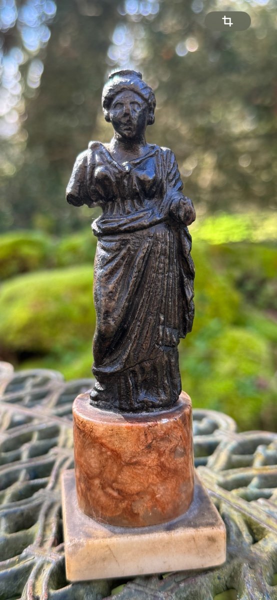Statuette De Déesse En Bronze - Art Romain