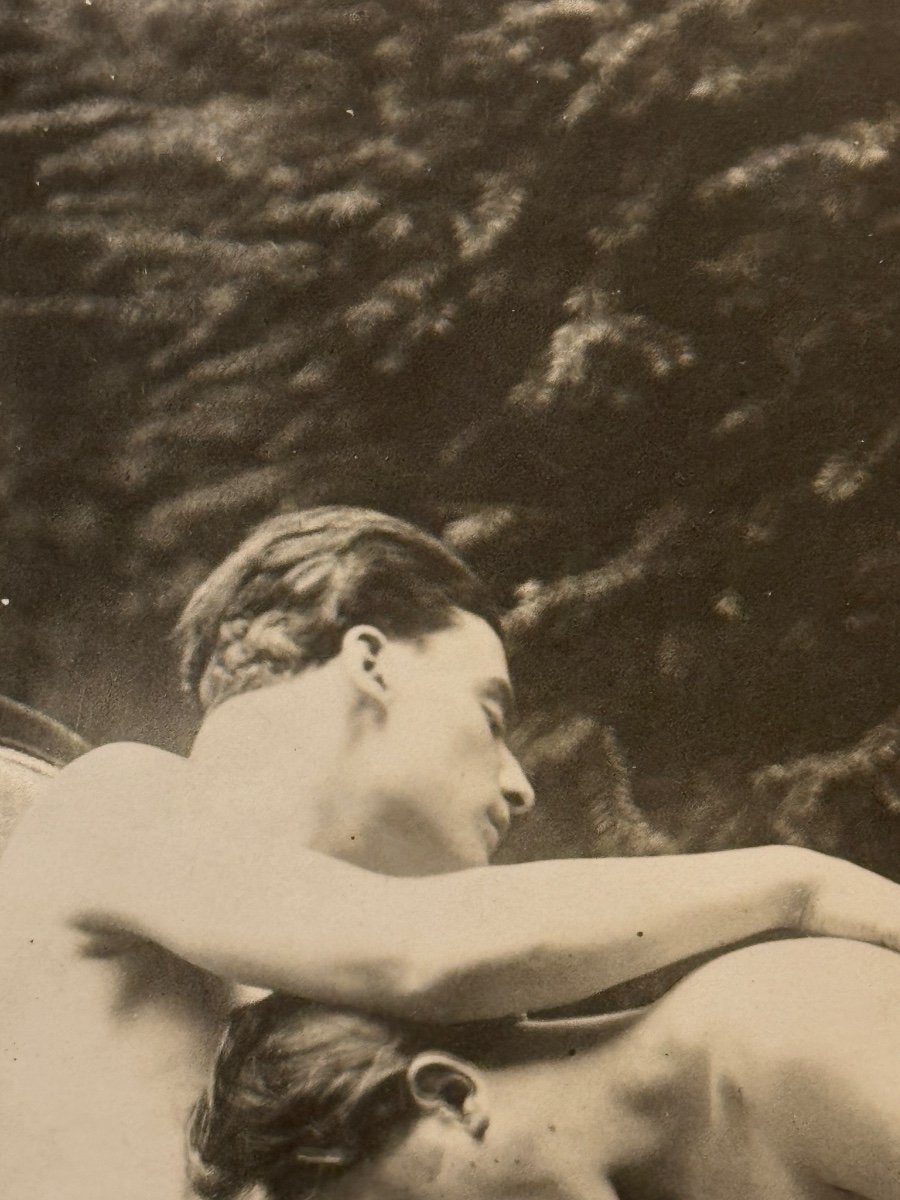 Rare Photographie Pornographique Homosexuels  Vers 1930 