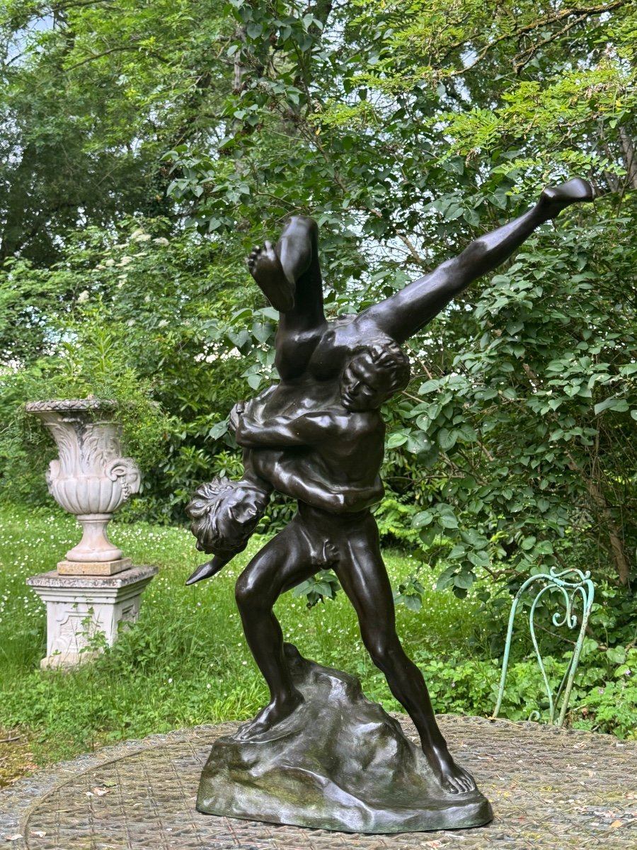 Jef Lambeaux (1852-1908) & The Wrestlers 