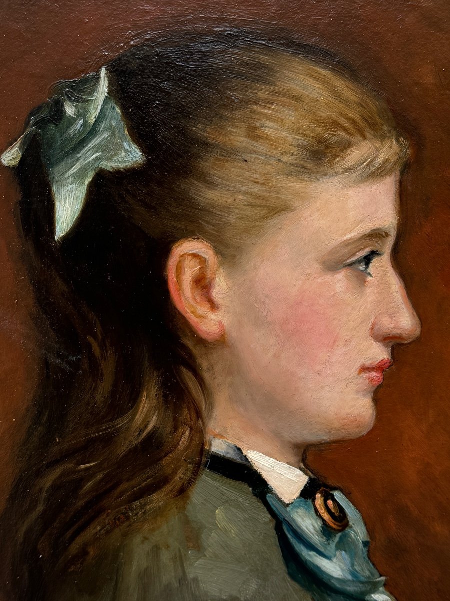 Eugénie Van Ham , Profil De Jeune Fille , Belgique -photo-3