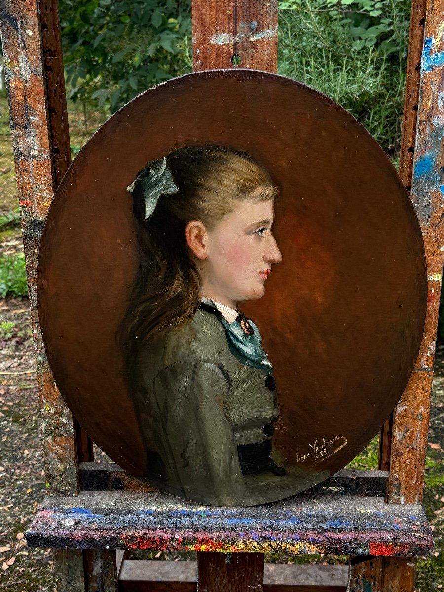 Eugénie Van Ham , Profil De Jeune Fille , Belgique -photo-3