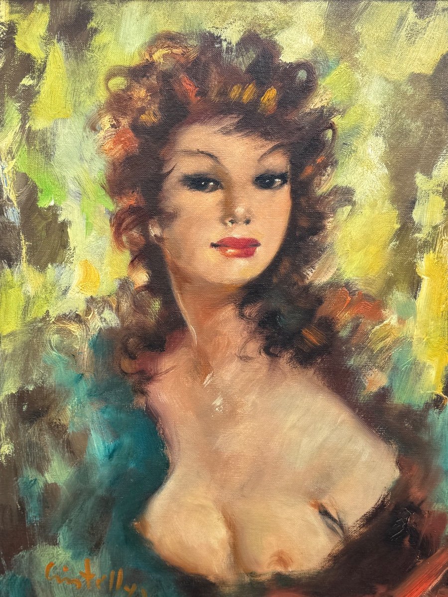 Vicente Cristellys (1898-1970) Young Erotic Woman -photo-2