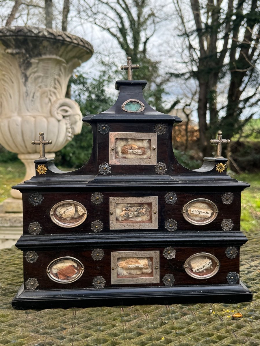 Architectural Reliquary In The Form Of An Altar 