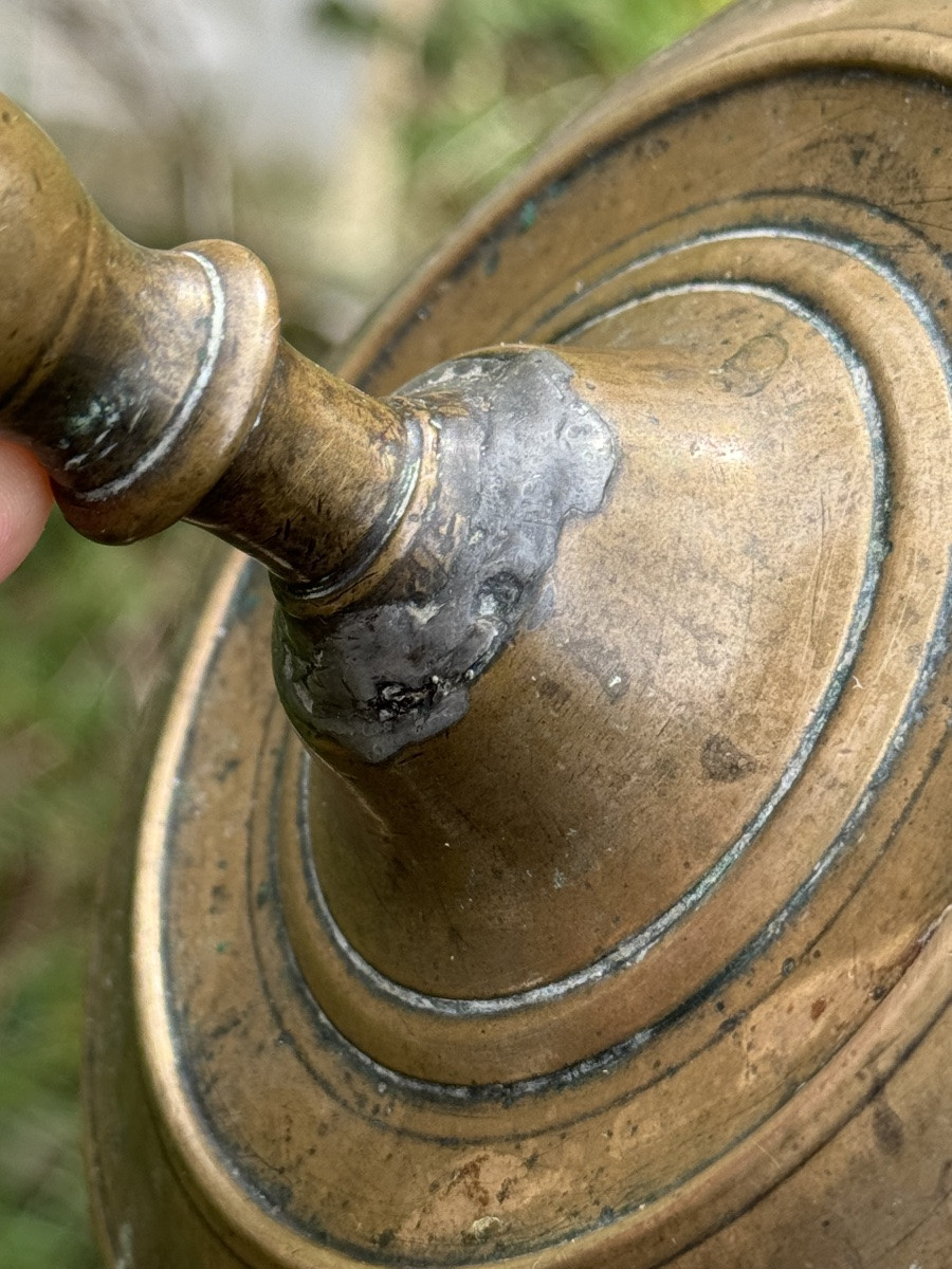 Bronze Candle Holder, Transitional Renaissance / Louis XIII Period-photo-2