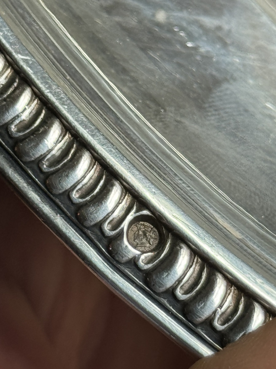 Set Of 3 Silver Dishes (1819 - 1838) - With Latin Motto -photo-4