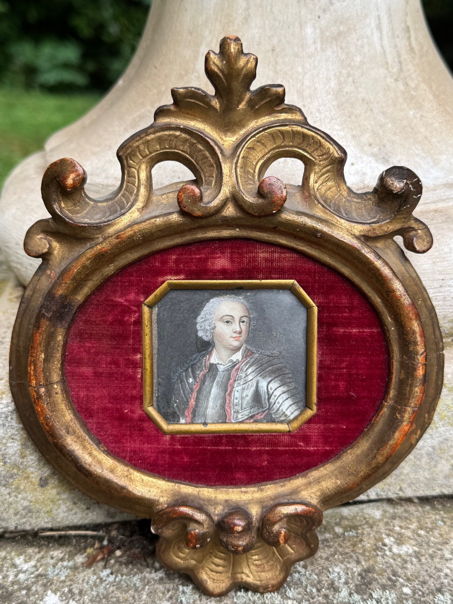 Portrait d’un gentilhomme en armure - XVIII Eme Siècle -photo-2