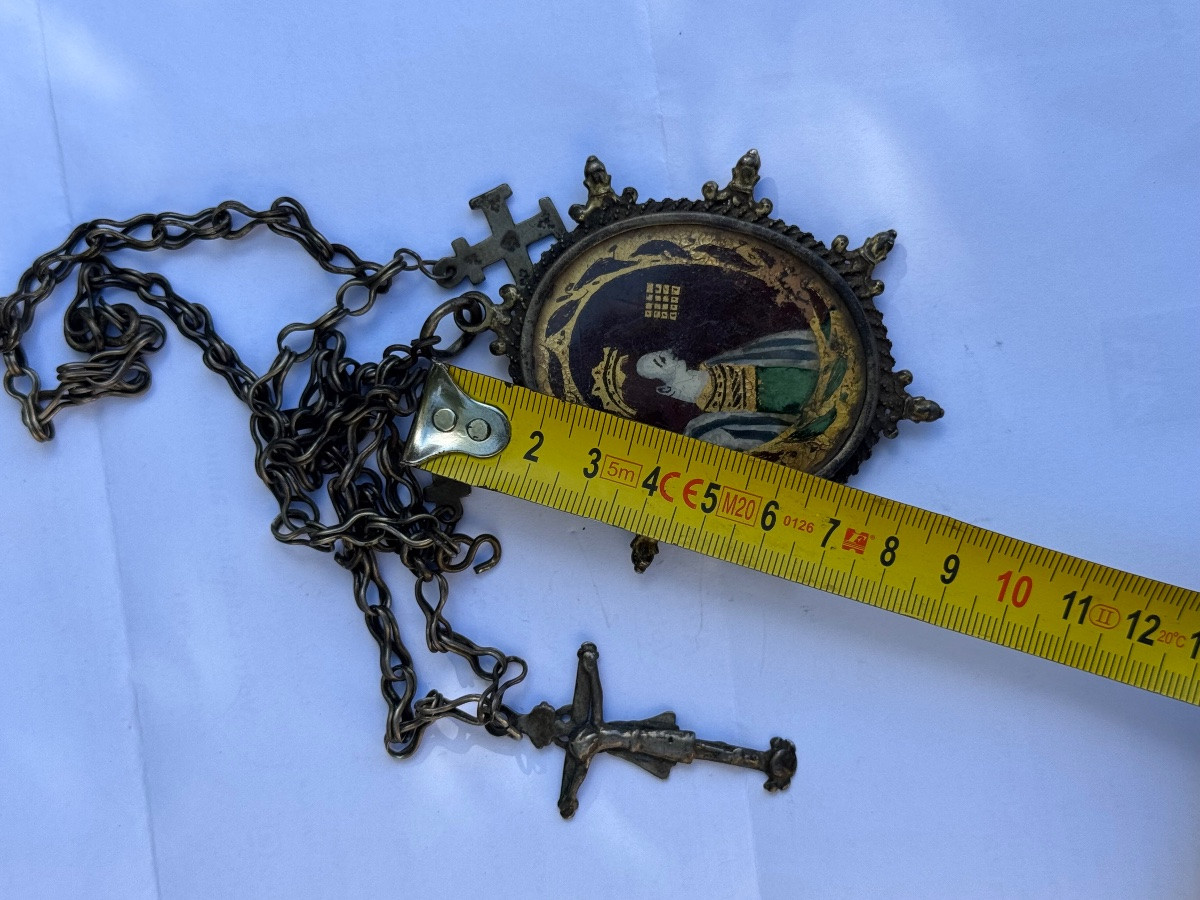 Ex-voto et croix de pèlerinage. Espagne XVII Eme siècle. -photo-3