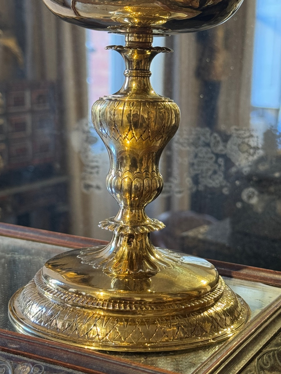 Ciboire de Jean-Joseph Lacoste, maître orfèvre à Rodez, fin du XVIIIᵉ -photo-4