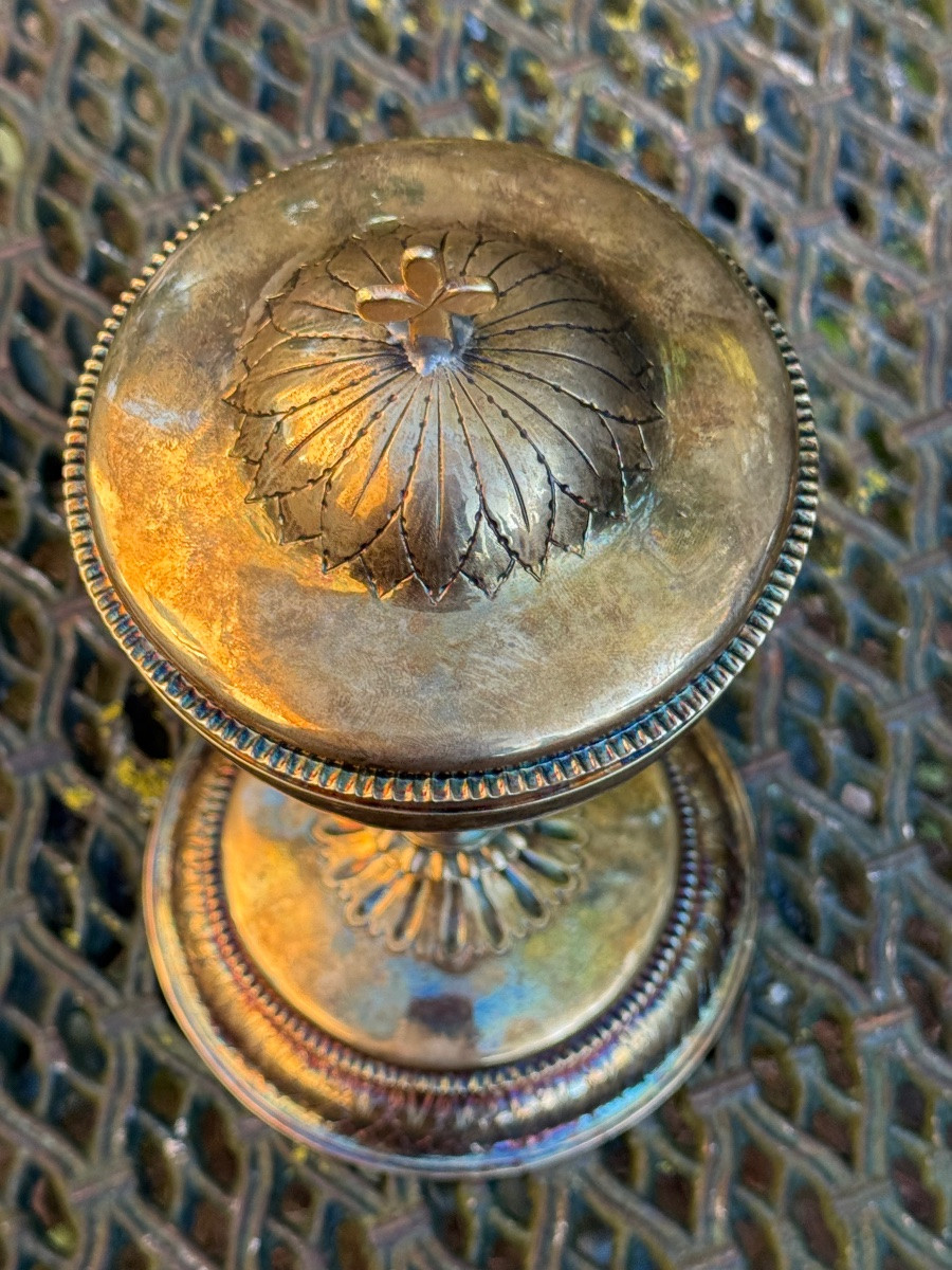 Ciborium By Jean-joseph Lacoste, Master Goldsmith In Rodez, Late 18th Century -photo-1