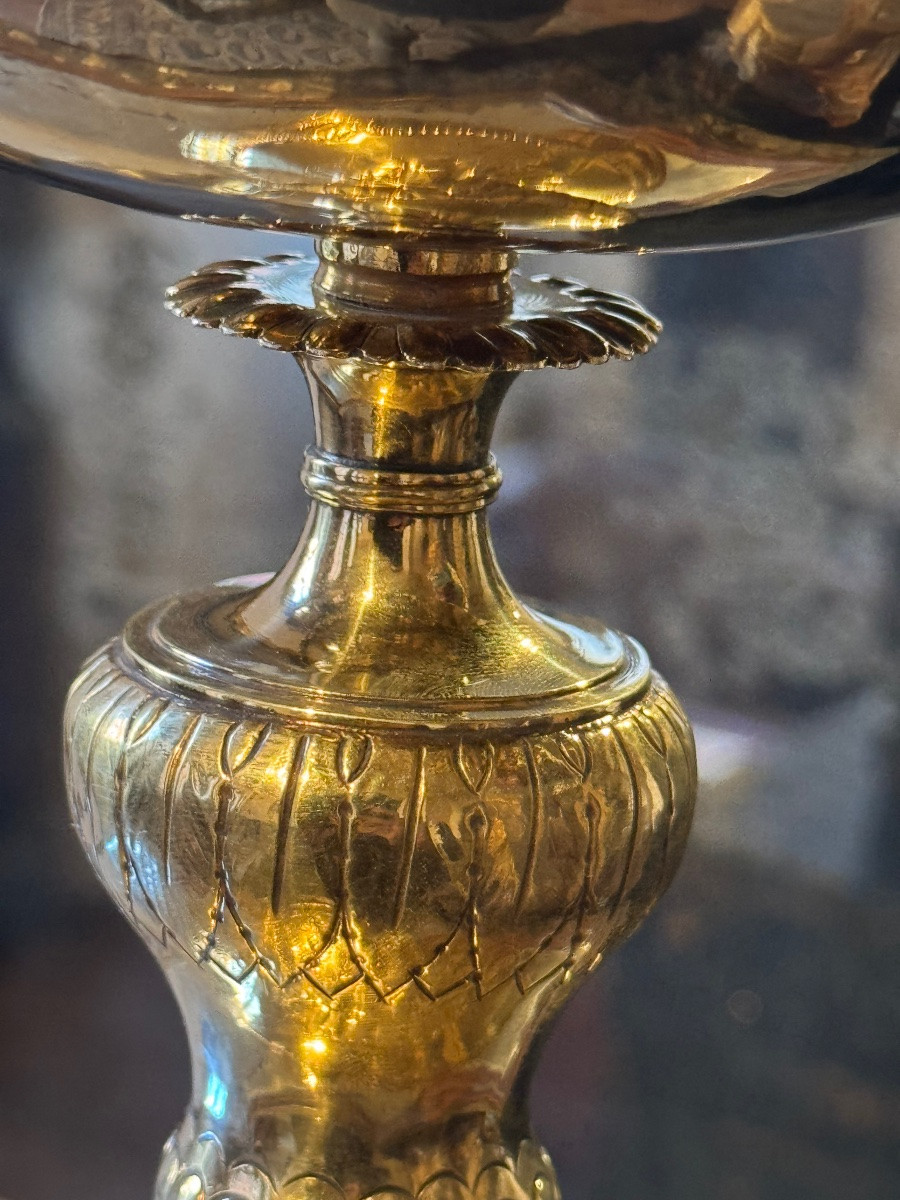 Ciboire de Jean-Joseph Lacoste, maître orfèvre à Rodez, fin du XVIIIᵉ -photo-3
