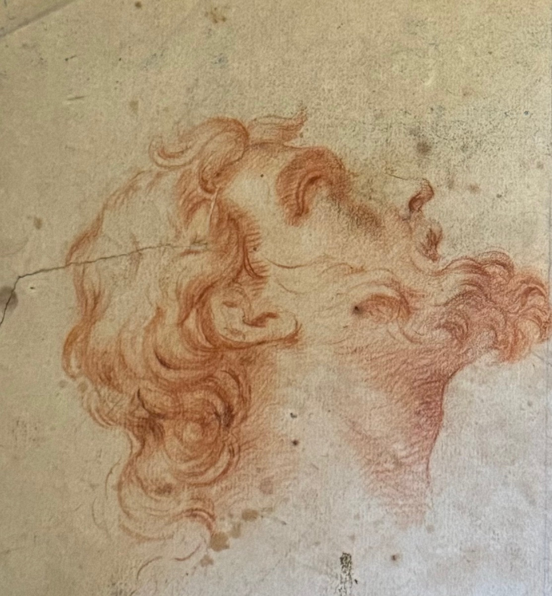 Two Studies Of Male Faces-photo-2