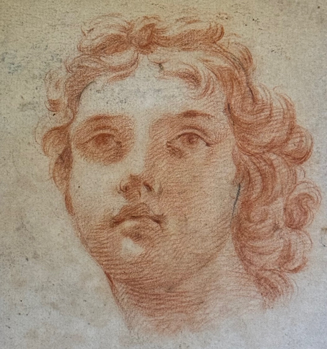 Two Studies Of Male Faces-photo-3