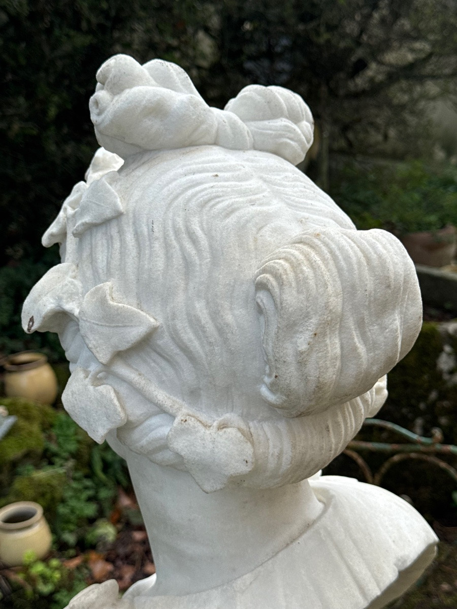 Marble Bust Representing Melpomene-photo-3