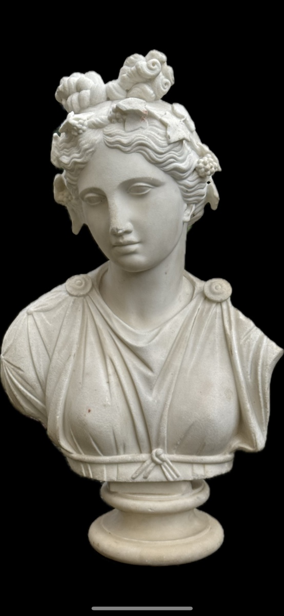 Marble Bust Representing Melpomene