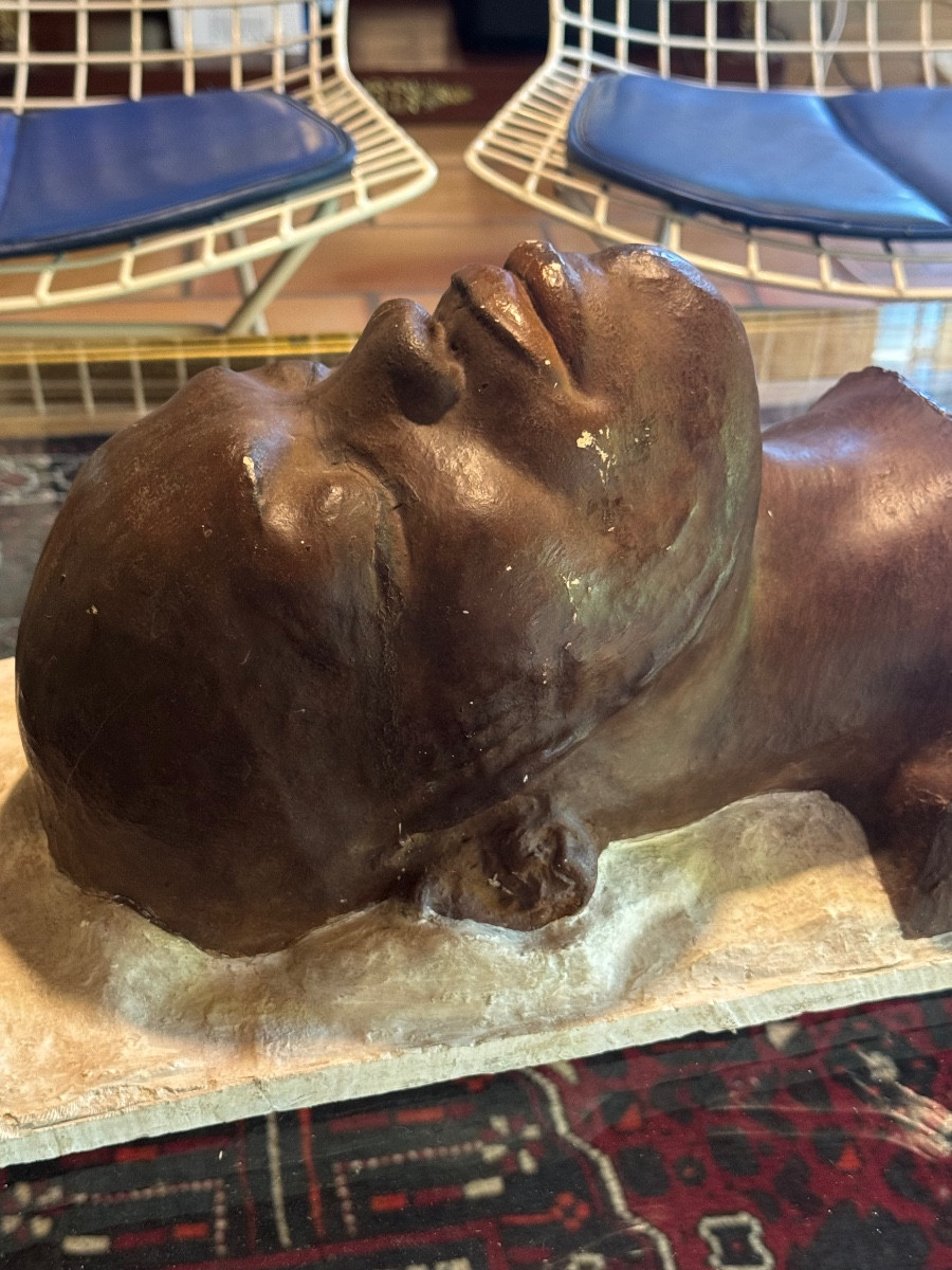 Tête moulée en plâtre, vers 1920–1930