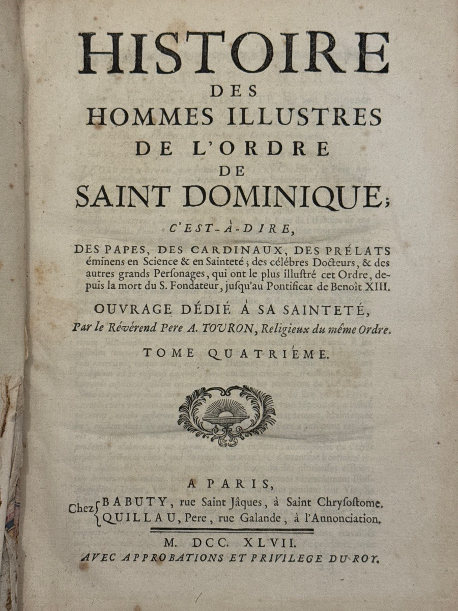 History Of The Illustrious Men Of The Order Of Saint Dominic-photo-2