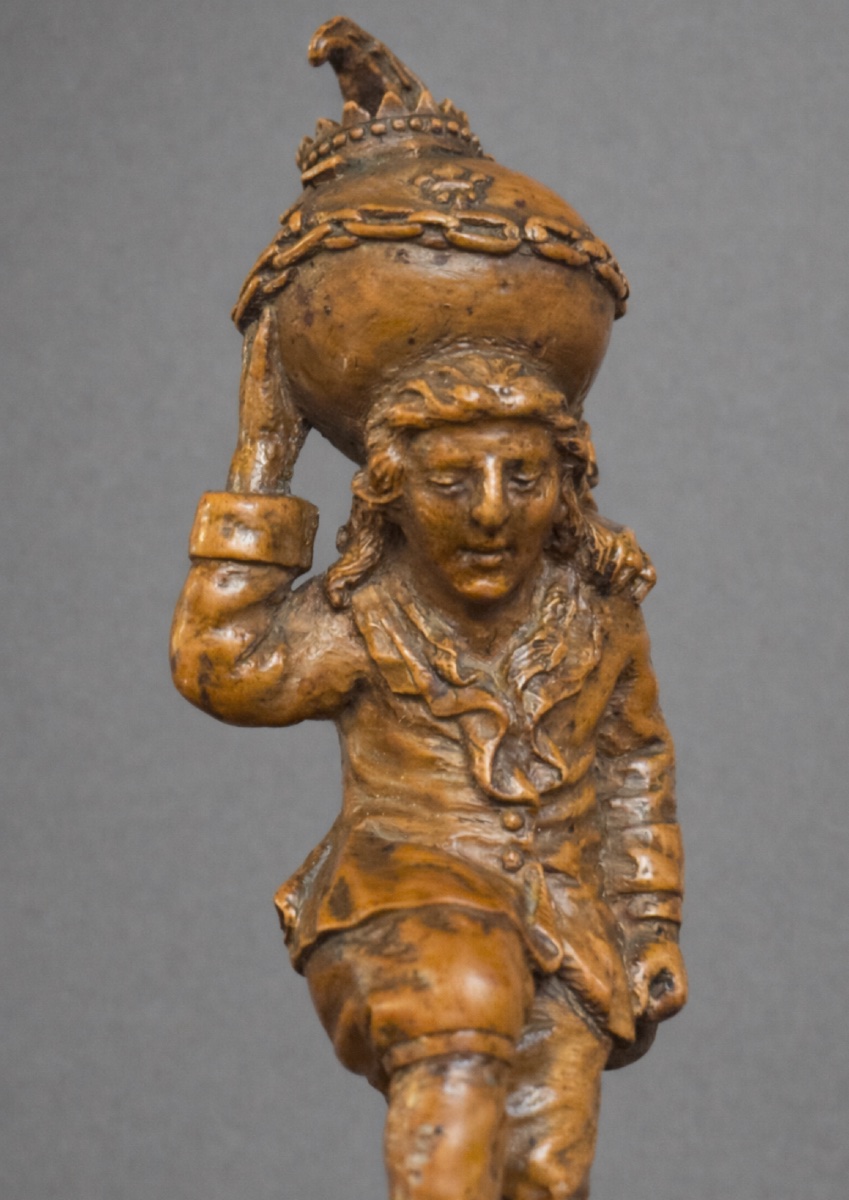 Allégorie du Tiers-État en buis sculpté-photo-2