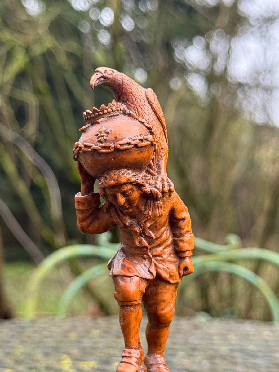 Allégorie du Tiers-État en buis sculpté-photo-1