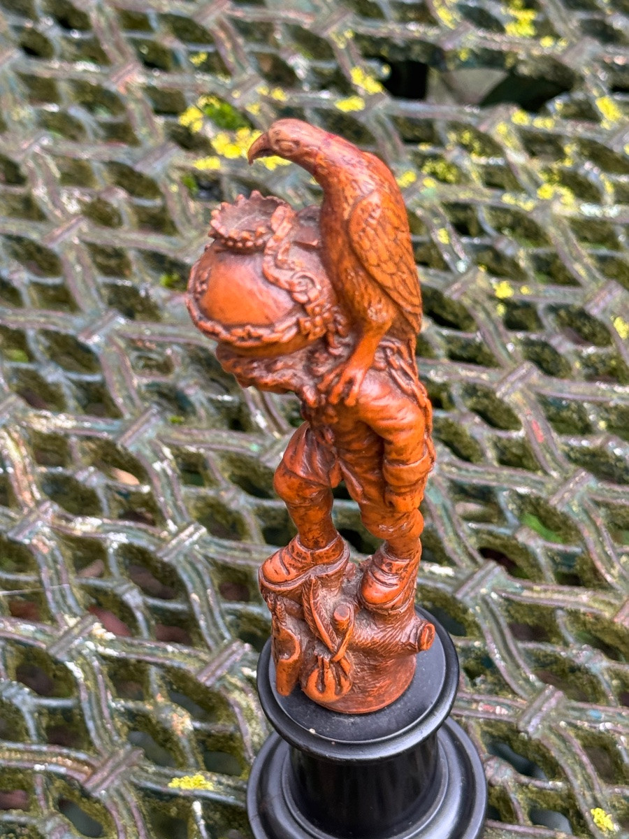 Allégorie du Tiers-État en buis sculpté-photo-3