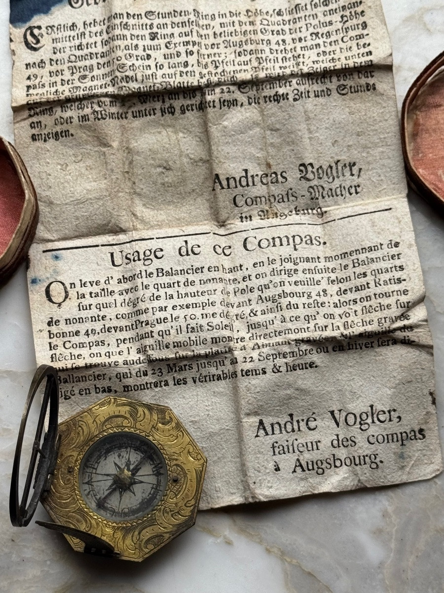 Equinoctial Sundial, Circa 1750.-photo-2