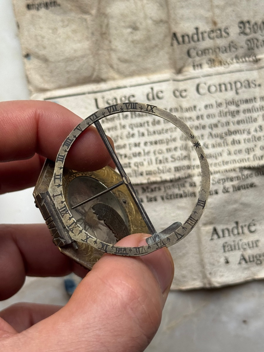 Equinoctial Sundial, Circa 1750.-photo-2