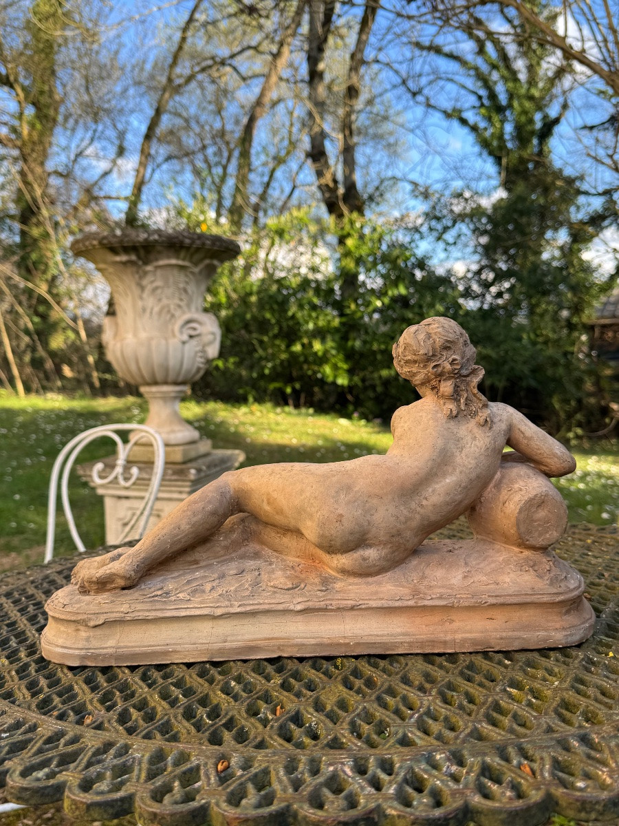 Sculpture Of A Meditative Young Nymph-photo-3