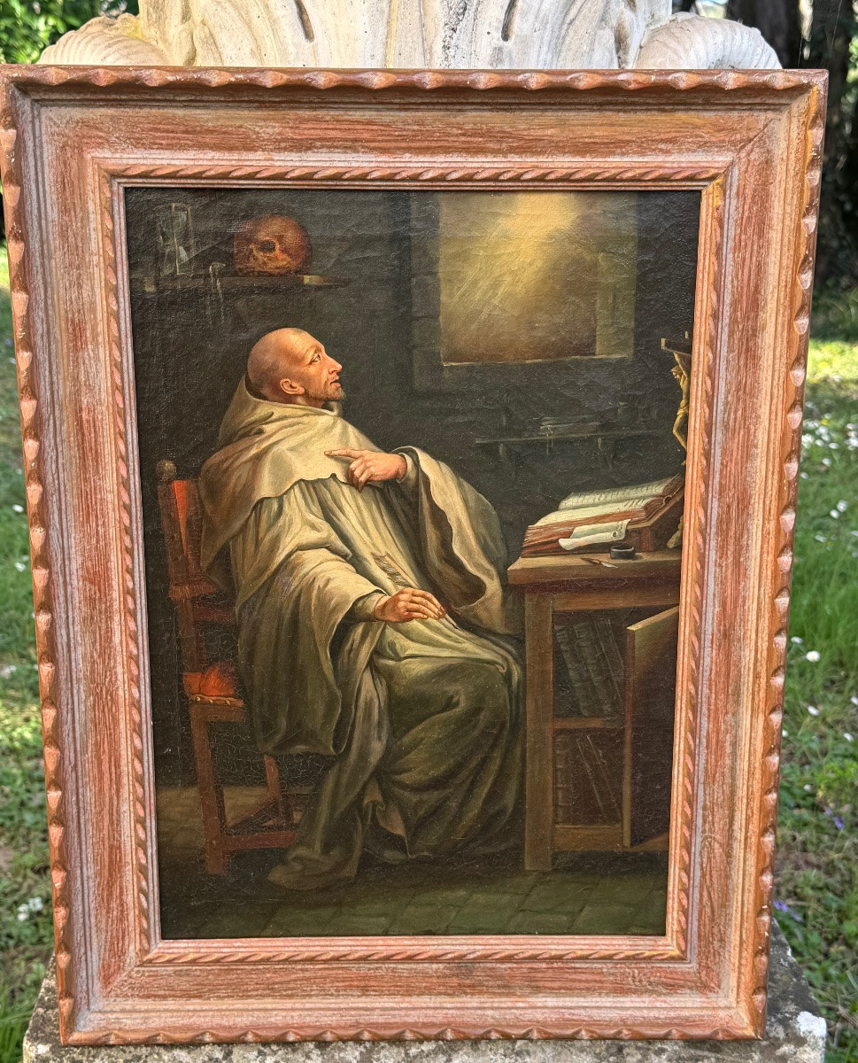 Saint Bernard de Clairvaux en méditation-photo-2