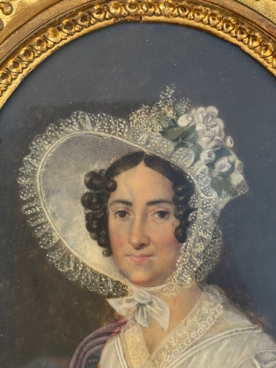 Portrait Of A Lady In A Romantic Hat-photo-2