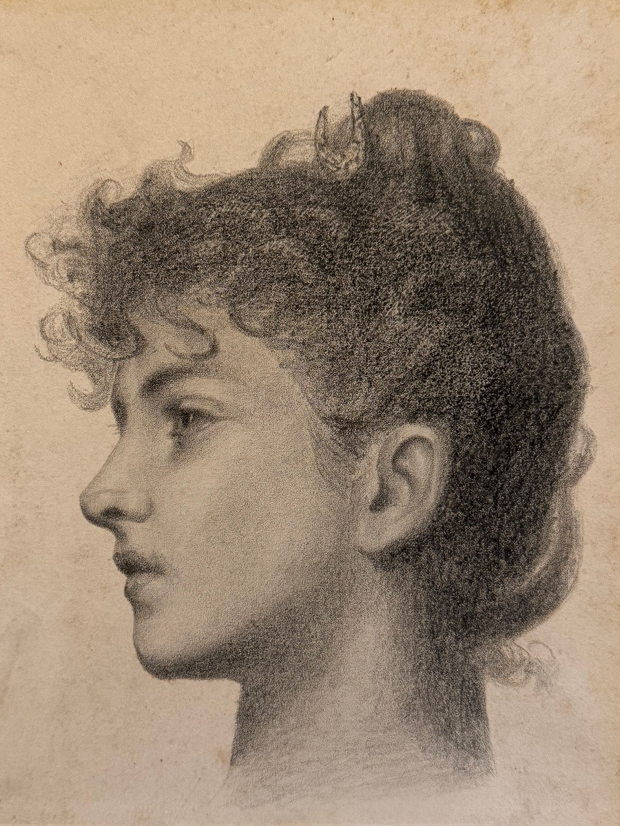Portrait Of Diane, Profile Of A Young Woman-photo-2
