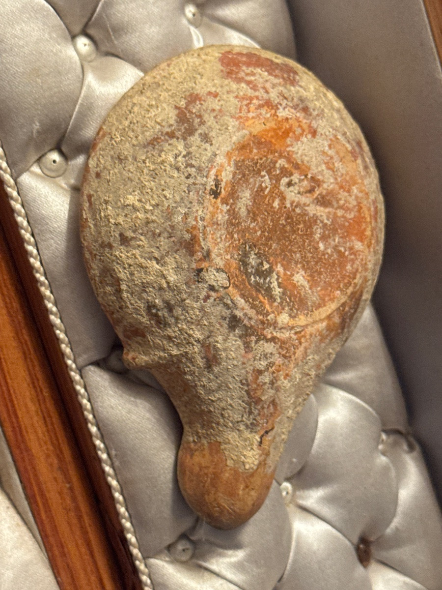 Roman Terracotta Oil Lamp With Erotic Decoration – Antiquity-photo-4