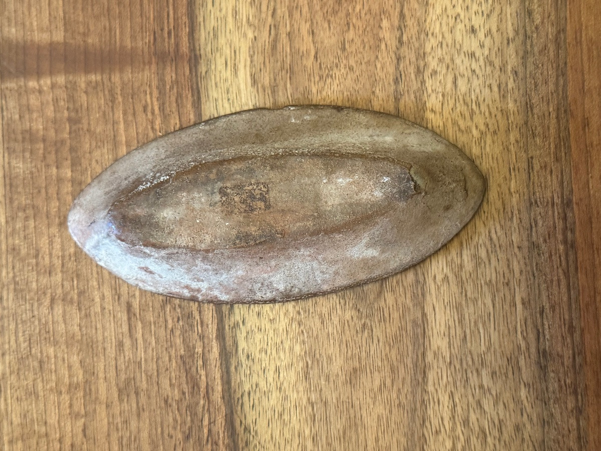 Roman Terracotta Oil Lamp, Elongated “navette” Shape-photo-4