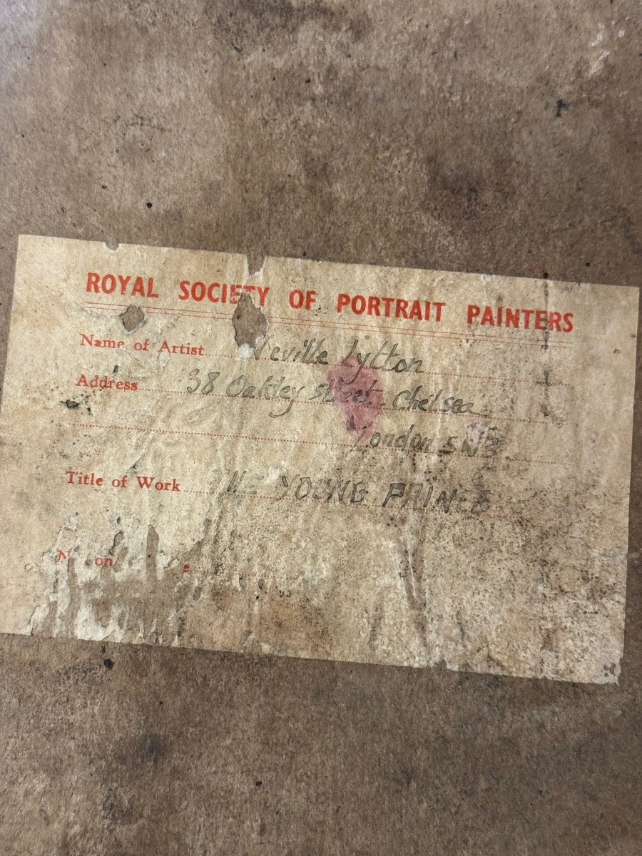 Portrait Of Léo Fortel , Son Of The Prince De Croÿ-photo-4