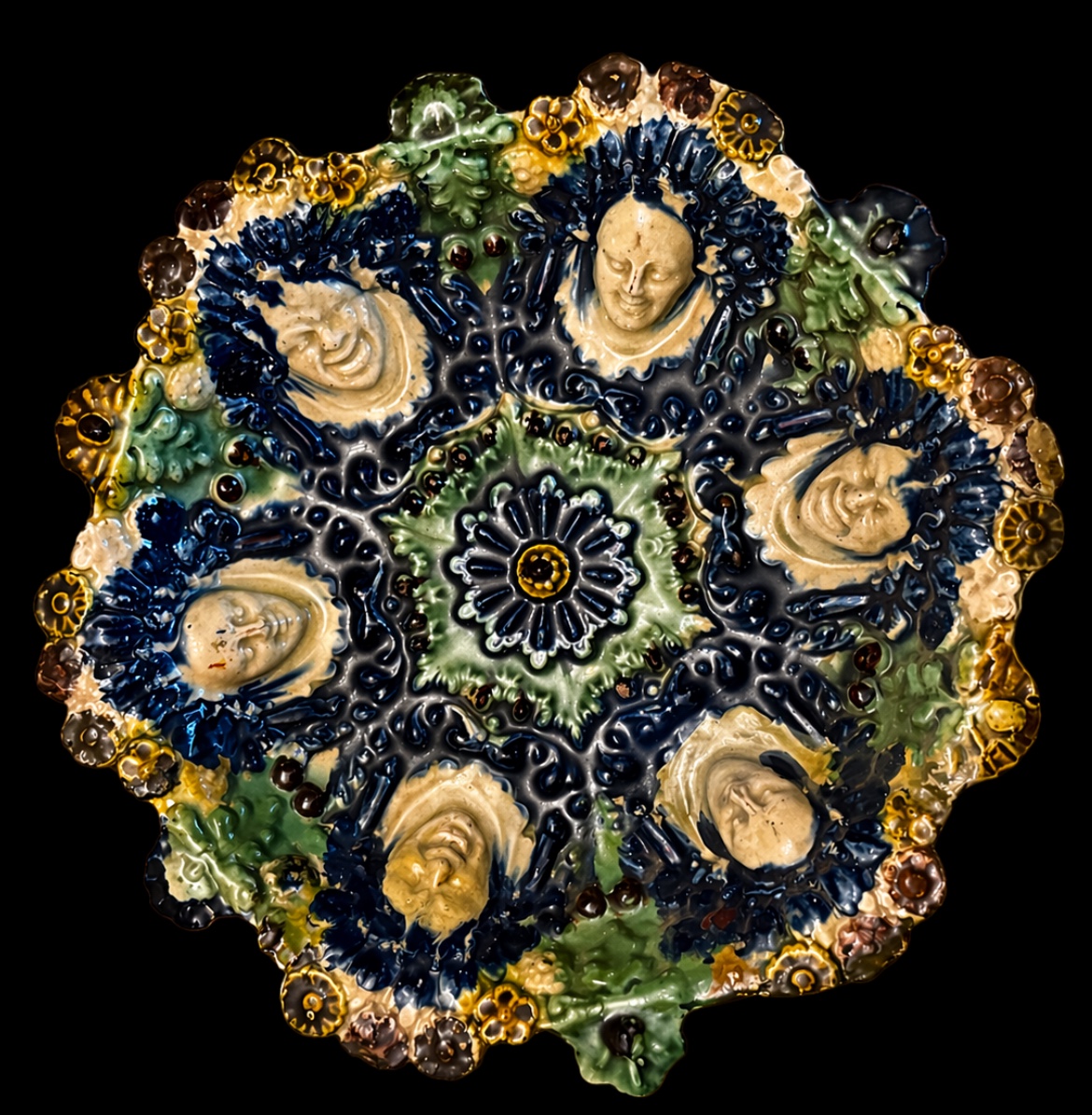 Ceramic Dish, Palissy Suite - Pré d'Auge / Vallée d'Auge