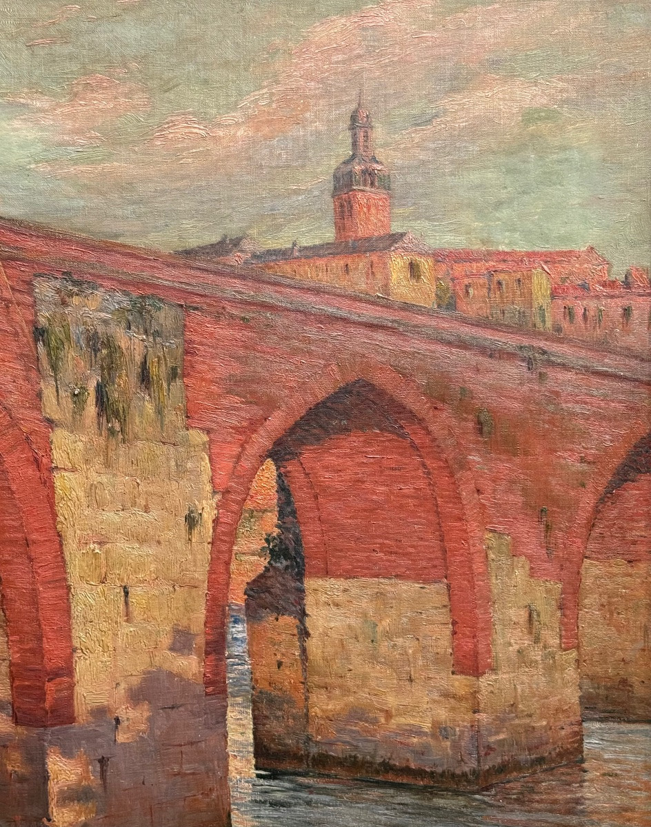 Charles Liozu - View Of Albi ( Tarn)-photo-3