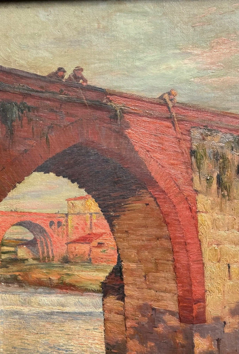 Charles Liozu - View Of Albi ( Tarn)-photo-4