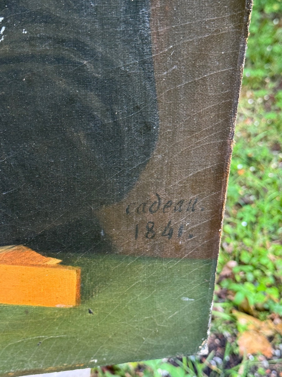 Portrait présumé de notaire sous la Monarchie de Juillet-photo-4