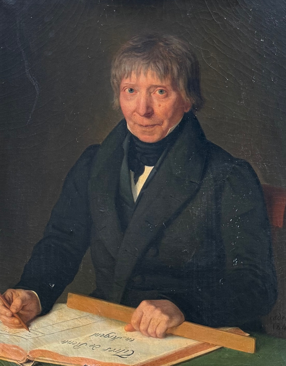 Portrait présumé de notaire sous la Monarchie de Juillet