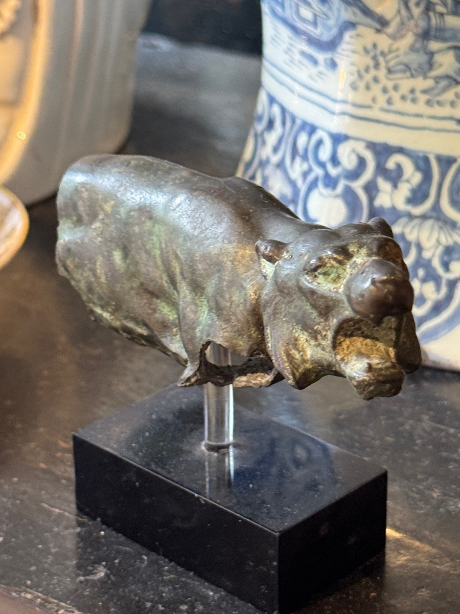 Fragment De Lionne En Bronze – Époque Romaine, Ier–IIIe Siècle-photo-2