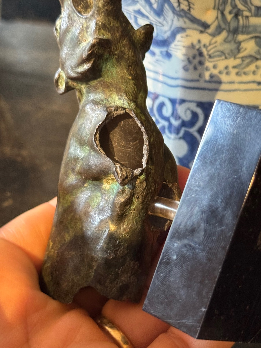 Fragment De Lionne En Bronze – Époque Romaine, Ier–IIIe Siècle-photo-4