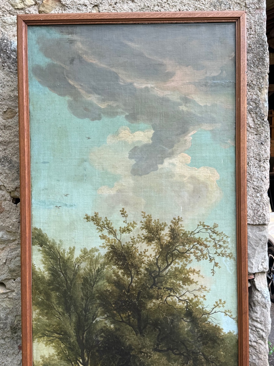 Suite Of Three Animated Landscapes With Scenes Of Rural Life-photo-3