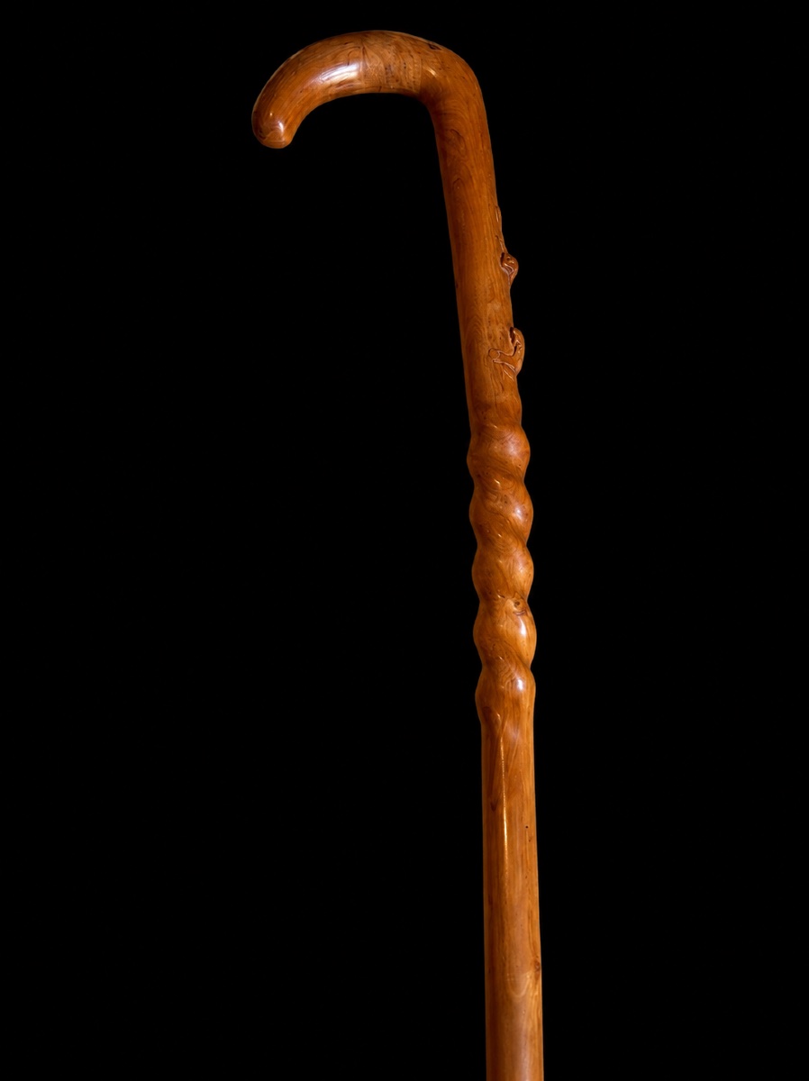 Japanese Cane With Monkeys.-photo-3