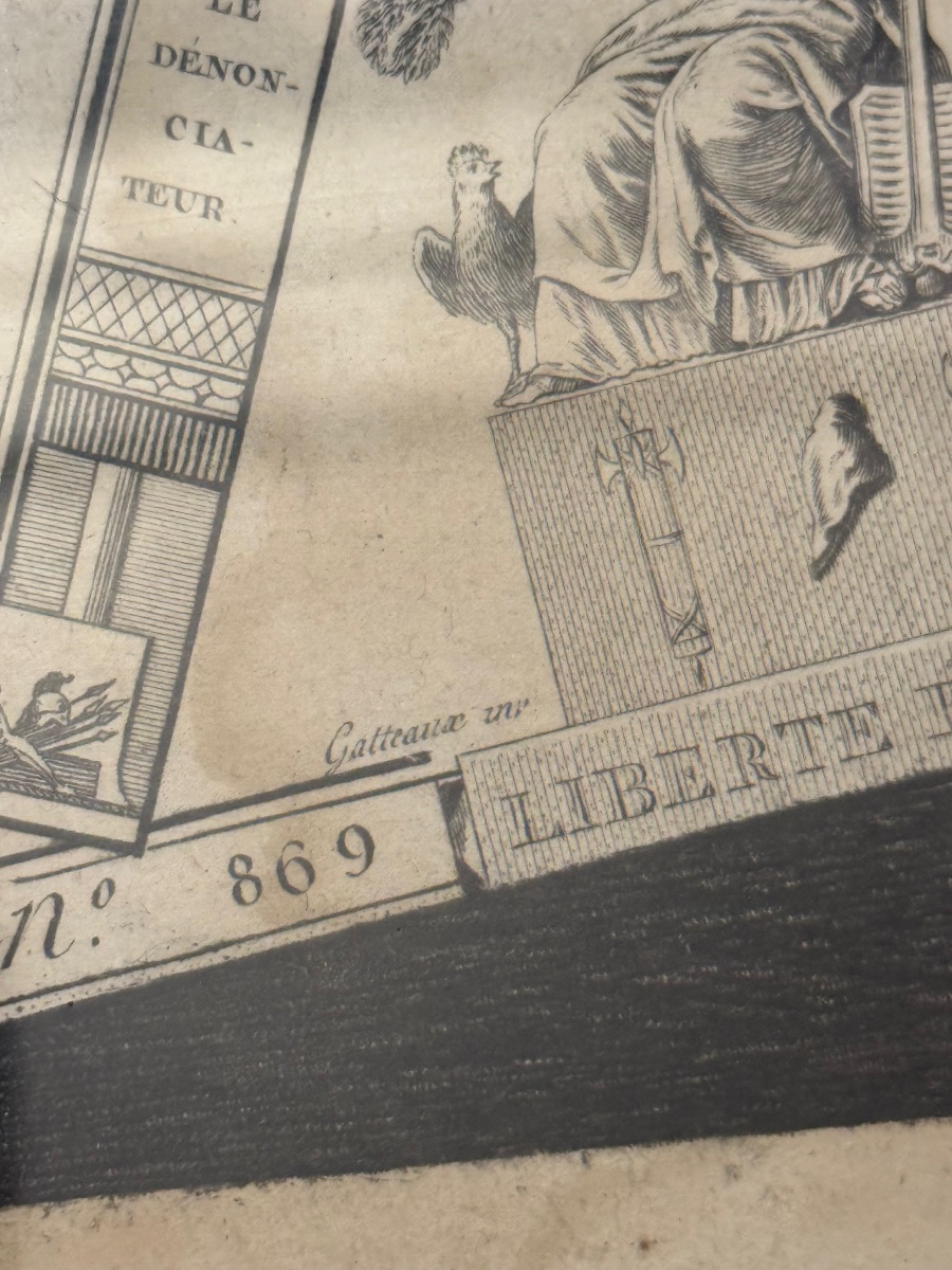 Trompe-l'œil Engraving Featuring Assignats -photo-7