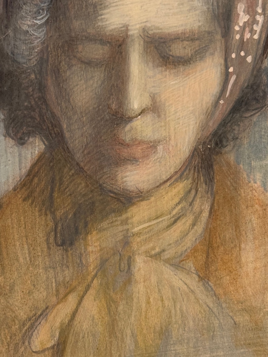Neville Lytton (1879-1951) – Portrait de jeune femme-photo-4