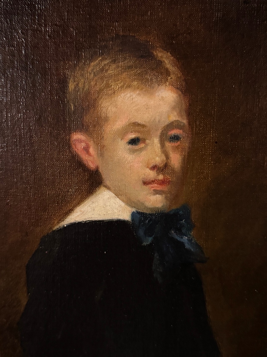 Marie Lacroix (1831–1907) – Portrait Of A Young Boy -photo-2
