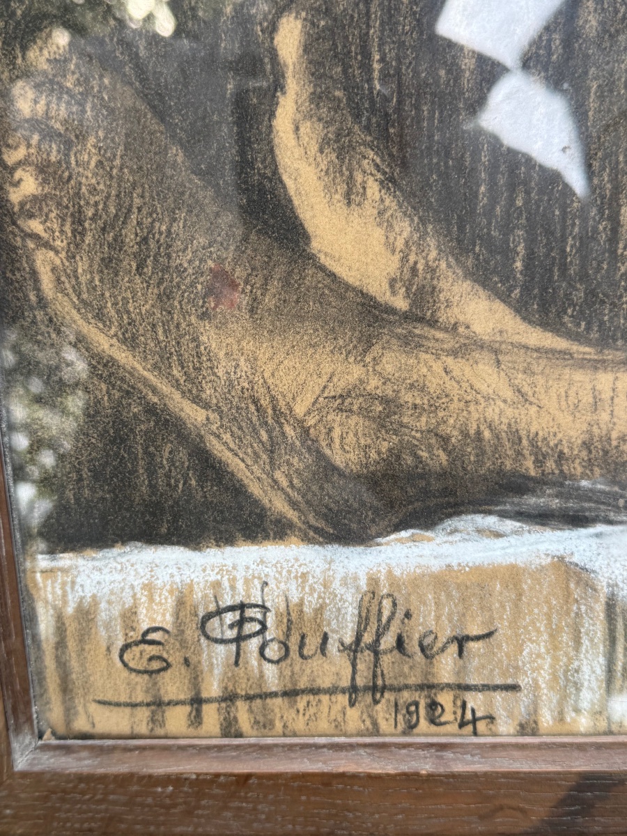 Émile Pouffier (1888-1940) - Le christ mort -photo-1
