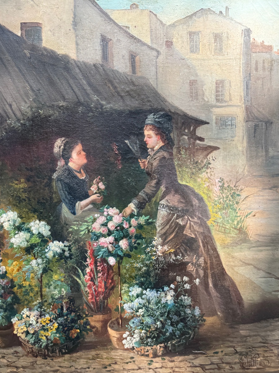 Julliard (19th Century) – Flower Seller
