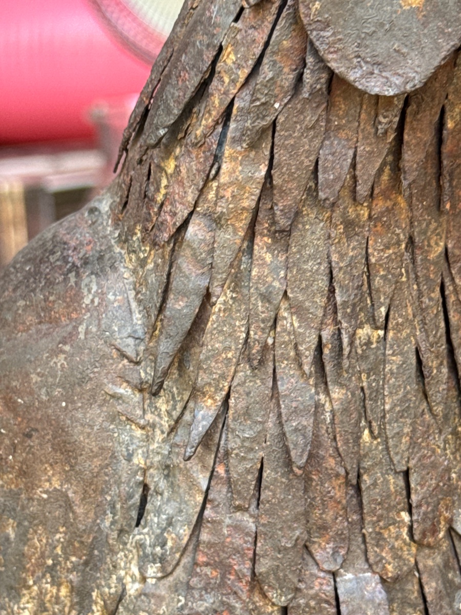 Repoussé Iron Church Rooster -photo-4